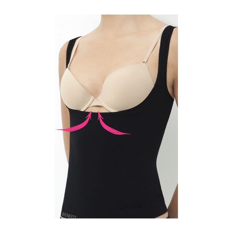Camiseta reductora tirantes efecto push up Camiseta reductora tirantes efecto push up