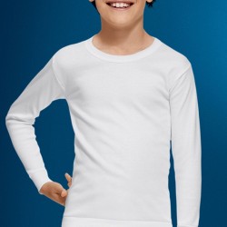 Camiseta interior niño manga larga termal 100% algodón Abanderado