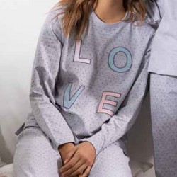 Pijama LOVE algodón